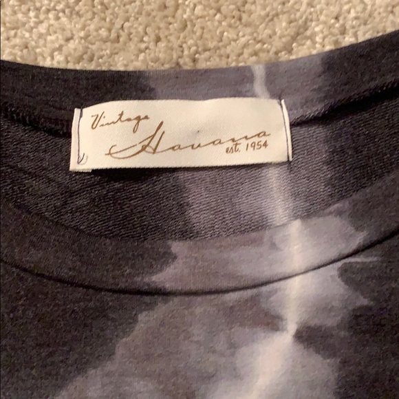 Tie dye cold shoulder Vintage Havana sweatshirt - Picture 4 of 5